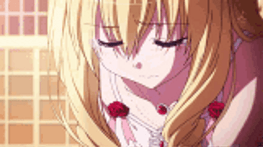 Crying Anime Princess GIF