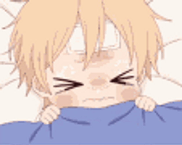 Crying Anime Sick Cute GIF