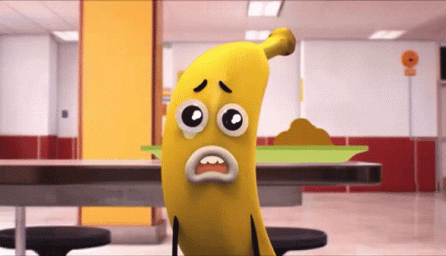 Crying Banana Joe GIF