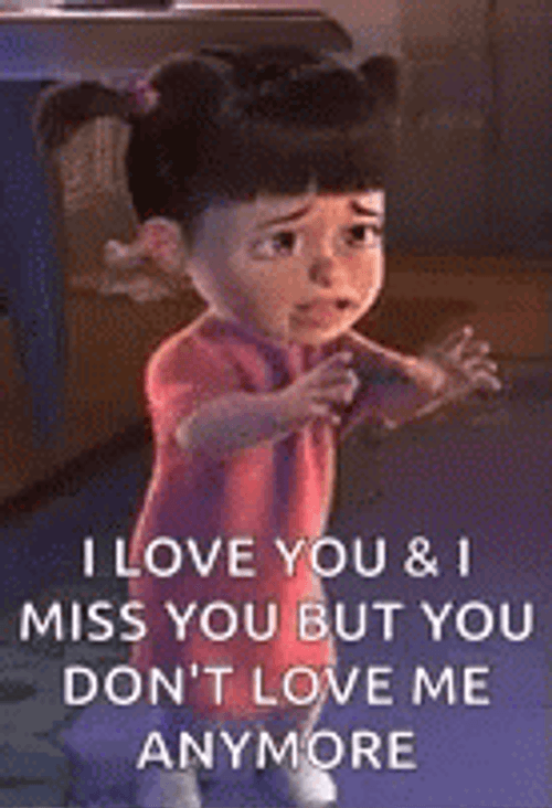 Crying Boo You Dont Love Me Anymore GIF