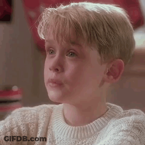 Crying Boy In White Sweater GIF