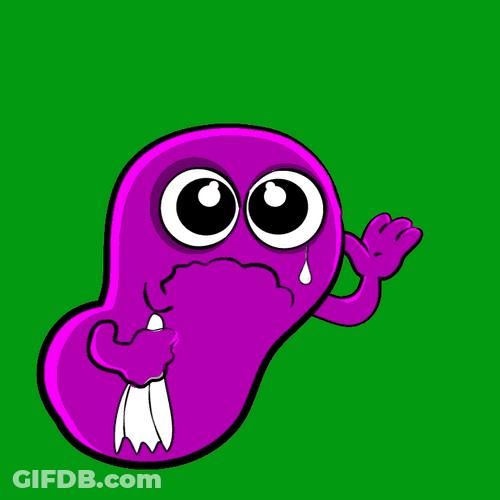 Crying Cartoon Bye Bye Meme GIF