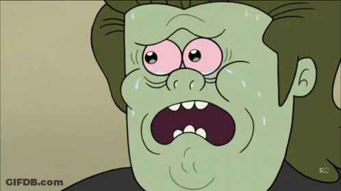 Crying Cartoon Character With CN GIF