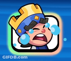 Crying Cartoon Character With Crown GIF
