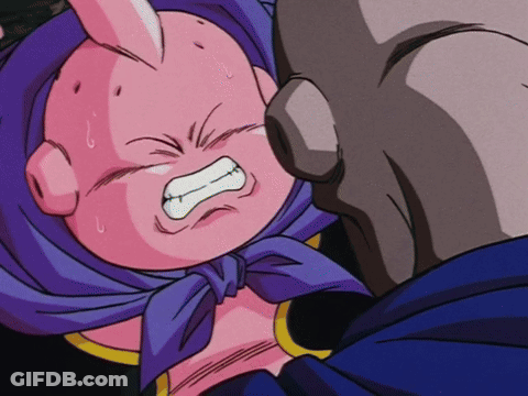 Crying Cartoon Character With Purple Scarf GIF