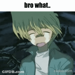 Crying Cartoon Saying Bro What GIF