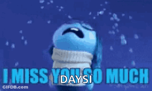Crying Cartoon Saying I Miss You So Much GIF