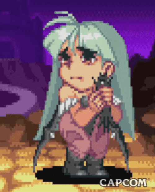 Crying Chibi Succubus GIF