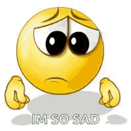 Crying Emoji I'm So Sad GIF