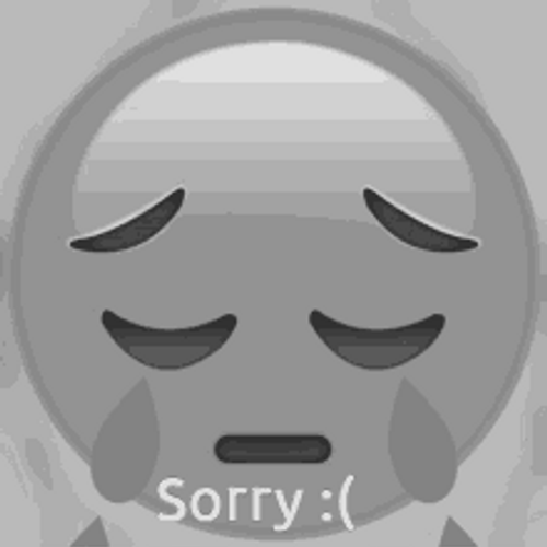 Crying Emoji Sad Sorry GIF