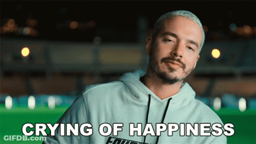 Crying For Happiness J Balvin GIF