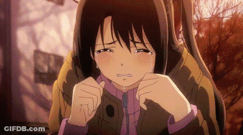 Crying Girl Being Held GIF