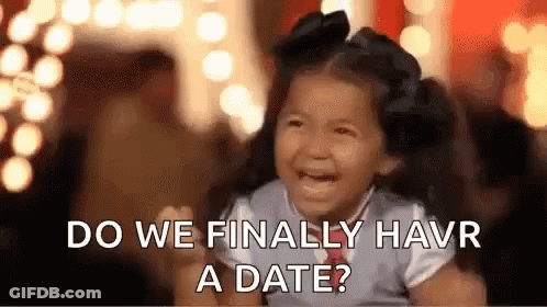 Crying Girl Saying Do We Finally Have A Date GIF