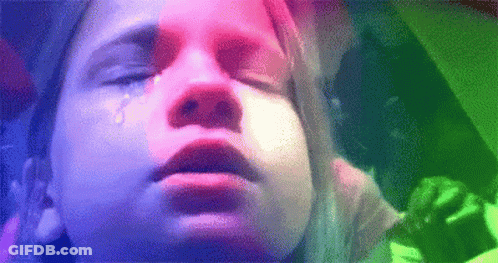 Crying Girl With Tear GIF