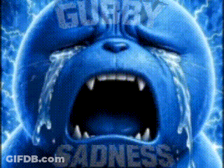 Crying Gorilla With Sadness GIF