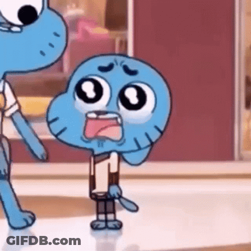 Crying Gumball Nicole Explaining GIF