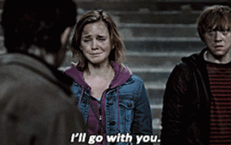 Crying Hermione Granger GIF