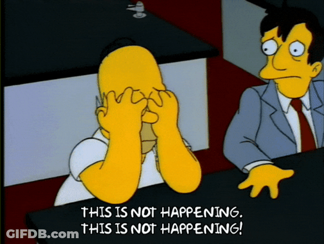 Crying Homer Meme This Is Not Happening GIF