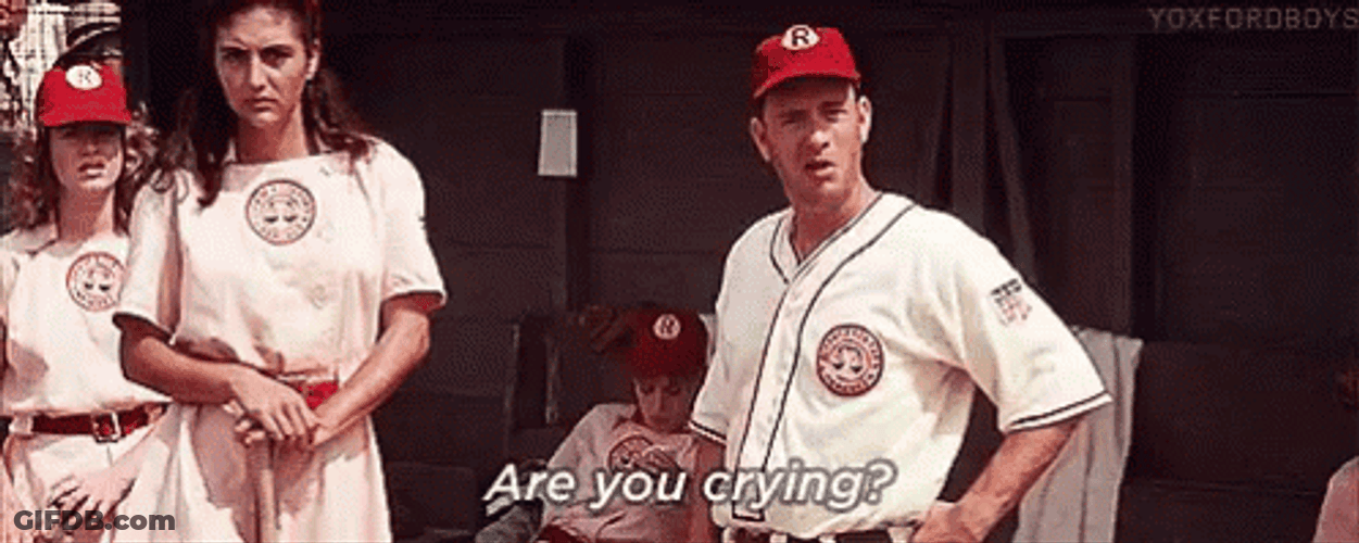 Crying In The Field There's No Baseball GIF