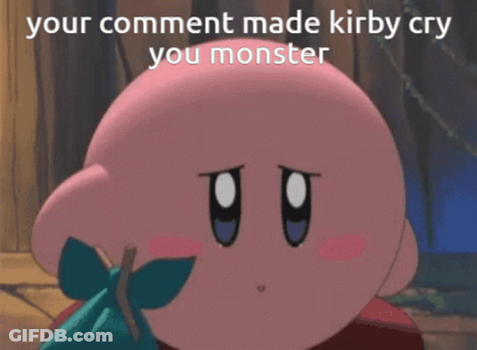 Crying Kirby Meme GIF