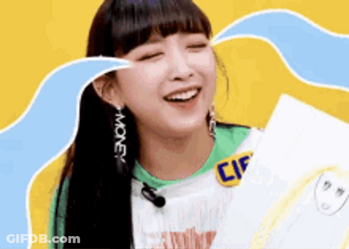 Crying Laughing Dita Karang Secret Number GIF