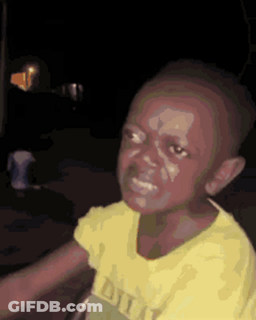 Crying Laughing Funny African Kid GIF