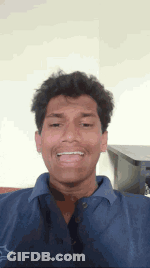 Crying Laughing Man Selfie Video GIF
