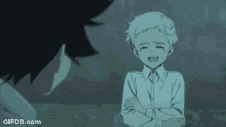 Crying Laughing Norman The Promised Neverland GIF