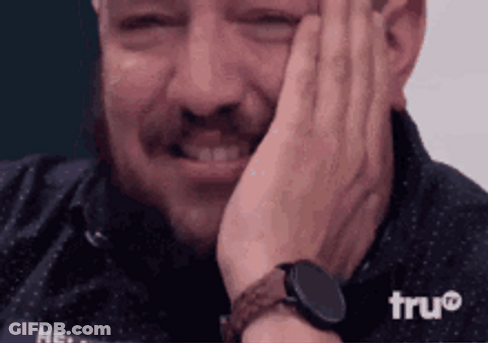 Crying Laughing Sal Vulcano Impractical Jokers GIF