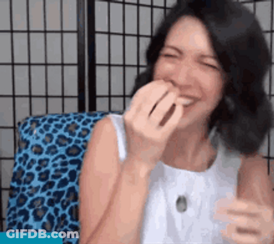 Crying Laughing Sarah Atwood Nerdtainment GIF
