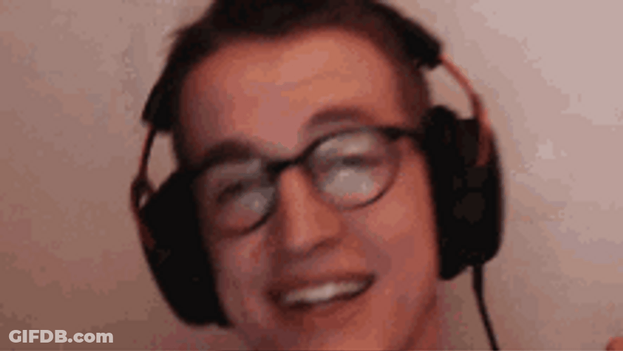 Crying Laughing Video Game Streamer Guy GIF