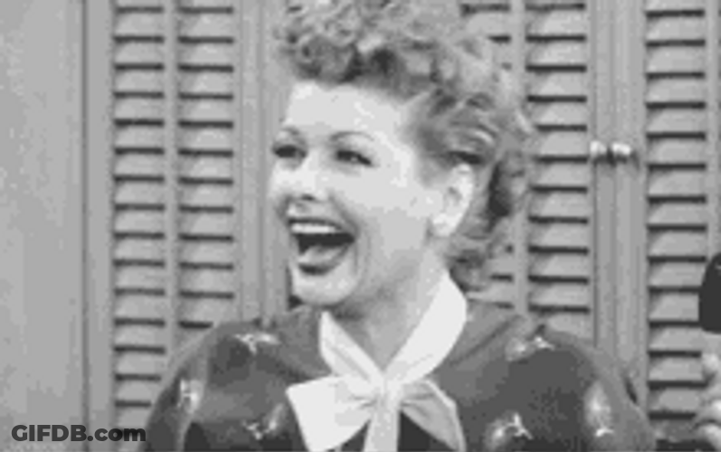Crying Laughing Woman Vintage Movie GIF
