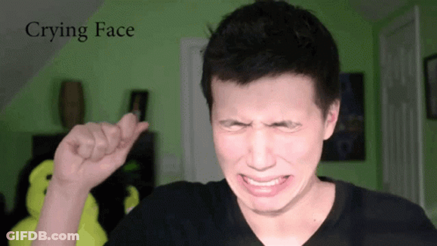 Crying Man Acting Aaron Burriss GIF