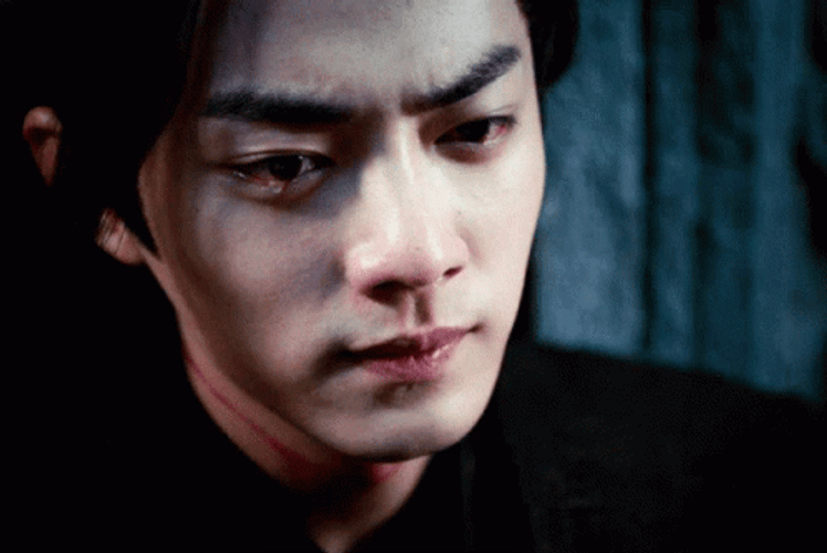 Crying Man Asian Tears Sad Upset GIF