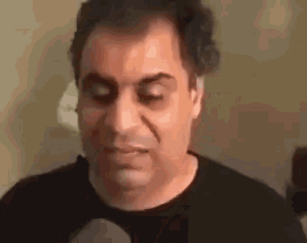 Crying Man Face In Palm Sad GIF