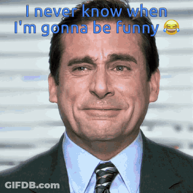 Crying Man I Never Know When I'm Funny GIF