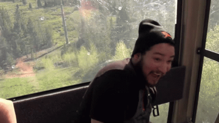 Crying Man Markiplier Cable Car Sad GIF
