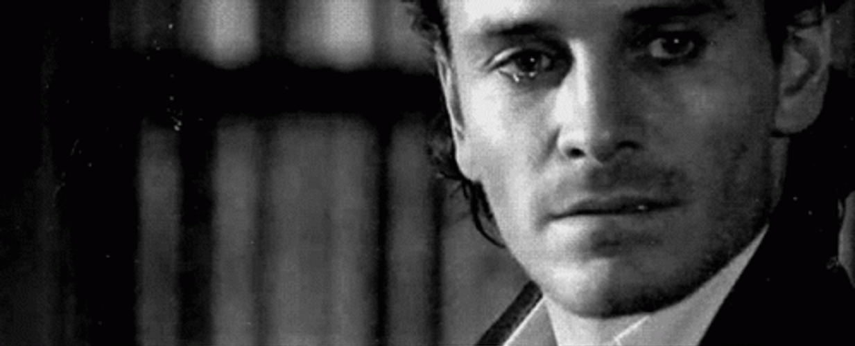 Crying Man Michael Fassbender Tears GIF