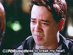 Crying Man Saying And You Chose To Break My Heart GIF