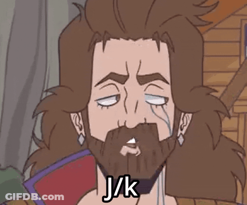 Crying Man With Beard Saying Unless GIF