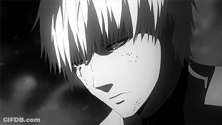 Crying Manga Anime Kaneki GIF