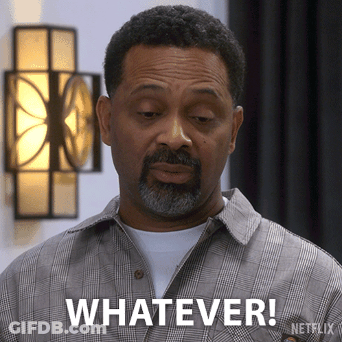 Crying Monkey Saying Whatever GIF