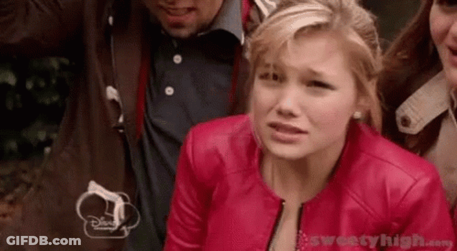 Crying Olivia Holt GIF