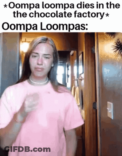 Crying Over Death Of Oompa Loompas GIF