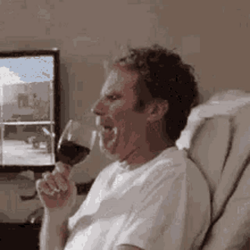 Crying Over Wine GIF