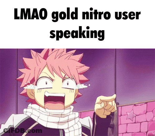 Crying Pointing Cartoon LMAO Gold Nitro User Speaking GIF