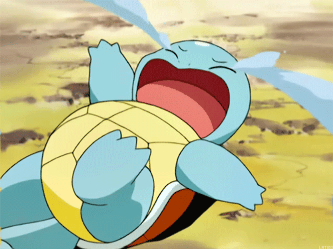 Crying Pokemon Squirtle GIF