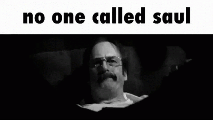 Crying Saul Goodman No One Called Me GIF