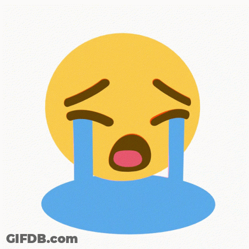 Crying Smiley Face With Tears GIF