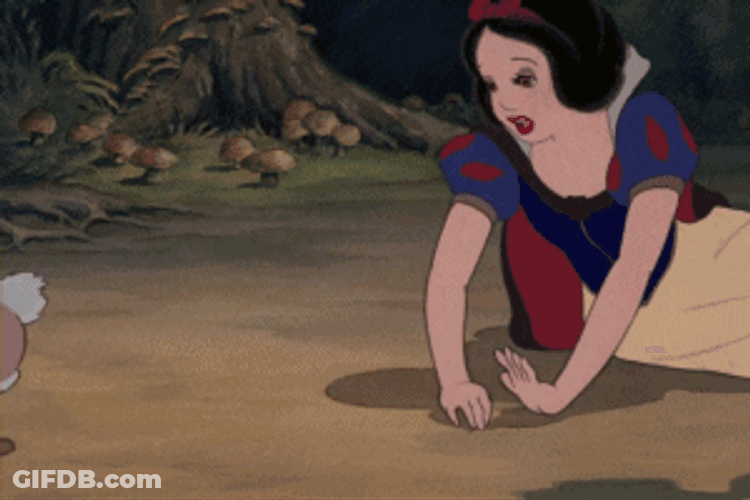 Crying Snow White GIF